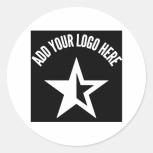 Adesivo Redondo Logotipo comercial profissional personalizado
