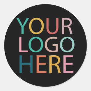 Adesivo Redondo Logotipo da empresa personalizado profissional pre