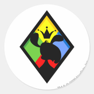 Adesivo Redondo Logotipo da ilha de Roo da equipe