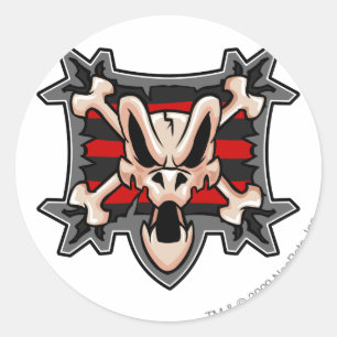 Adesivo Redondo Logotipo da Ilha Krawk