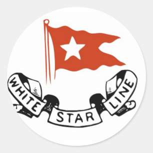 Adesivo Redondo Logotipo da Linha White Star