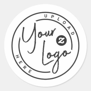 Adesivo Redondo Logotipo da Marca Personalizado