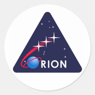 Adesivo Redondo Logotipo da NASA Orion