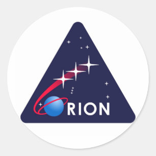 Adesivo Redondo Logotipo da NASA Orion