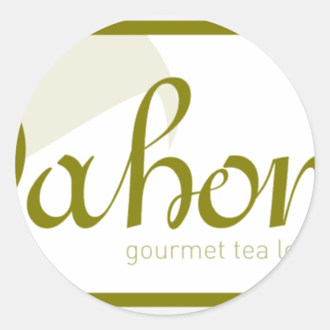 Adesivo Redondo logotipo dahon (Frente)