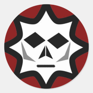 Adesivo Redondo Logotipo de areia