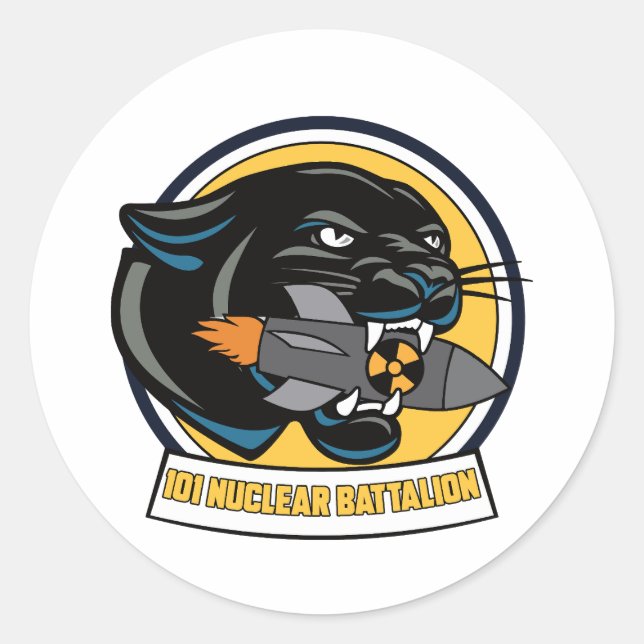 ADESIVO REDONDO LOGÓTIPO DE BATALHÃO NUCLEAR (Frente)