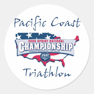 Adesivo Redondo Logotipo de campeão