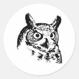 Adesivo Redondo Logotipo de coroa excelente