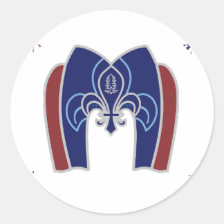 Adesivo Redondo Logotipo de Hockey de Montreal