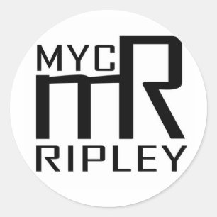 Adesivo Redondo Logotipo de Myc Ripley