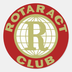 Adesivo Redondo Logotipo de Rotaract
