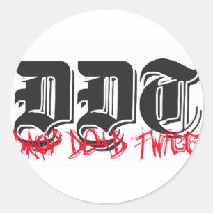 Adesivo Redondo Logotipo do DDT