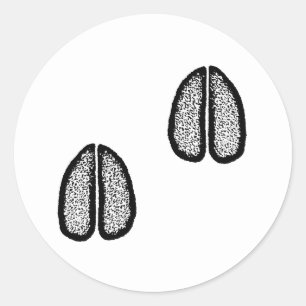 Adesivo Redondo Logotipo do Elk Tracks