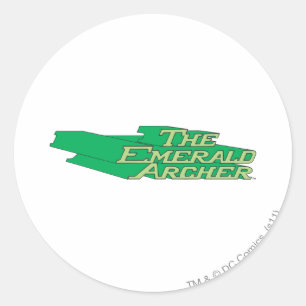 Adesivo Redondo Logotipo do Emerald Archer