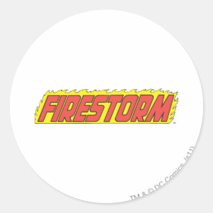 Adesivo Redondo Logotipo do Firestorm