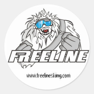 Adesivo Redondo Logotipo do grupo FreeLine