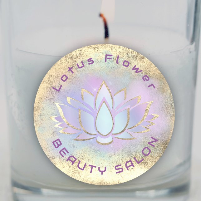 Adesivo Redondo Logotipo do Lotus (Criador carregado)