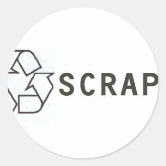 ADESIVO REDONDO LOGOTIPO DO SCRAP