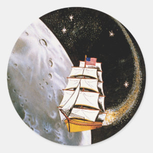 Adesivo Redondo Logotipo do Símbolo da Missão Apollo 12