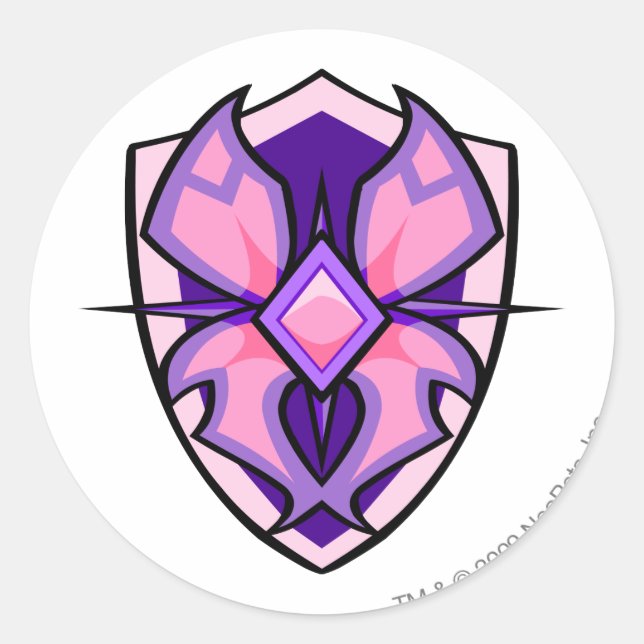 Adesivo Redondo Logotipo do Team Faerieland (Frente)