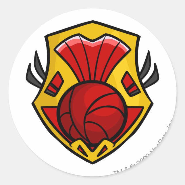 Adesivo Redondo Logotipo do Team Shenkuu (Frente)