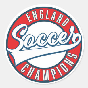 Adesivo Redondo logotipo dos Campeões de Futebol da Inglaterra