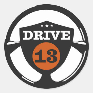 Adesivo Redondo logotipo drive13