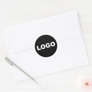 Adesivo Redondo Logotipo Empresarial Marcas de Empresa Modernas