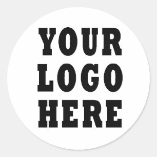 Adesivo Redondo Logotipo Empresarial Personalizado da Empresa