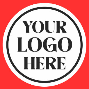 Adesivo Redondo Logotipo Empresarial Personalizado da Empresa