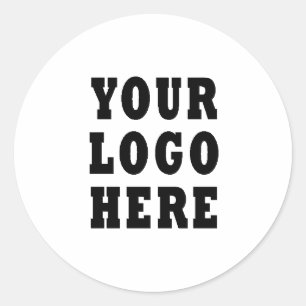 Adesivo Redondo Logotipo Empresarial Personalizado da Empresa