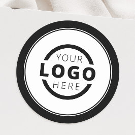 Adesivo Redondo Logotipo Empresarial Personalizado de Cor Promocio