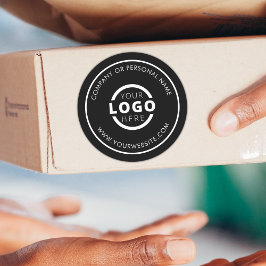 Adesivo Redondo Logotipo Empresarial Personalizado de Cor Promocio