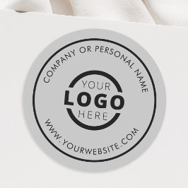 Adesivo Redondo Logotipo Empresarial Promocional Cor Personalizada
