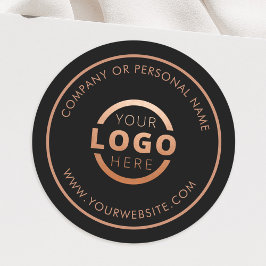 Adesivo Redondo Logotipo Empresarial Promocional de Cor Personaliz