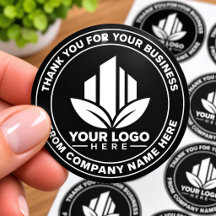 Logotipo Empresarial Promocional Obrigado