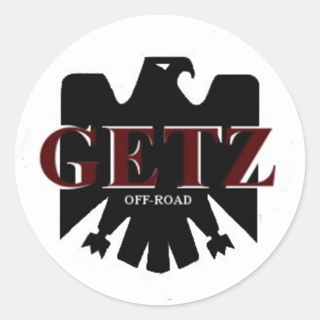 Adesivo Redondo Logotipo Getz Off-Road (Frente)