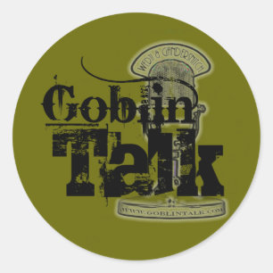 Adesivo Redondo Logotipo Goblin Talk - Sticker!