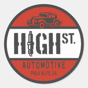 Adesivo Redondo Logotipo HSA