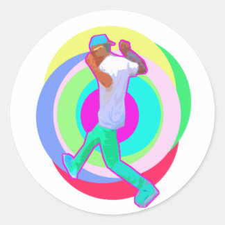 Adesivo Redondo logotipo JERK DANCE