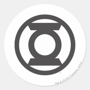 Adesivo Redondo Logotipo Lanterna Verde 14