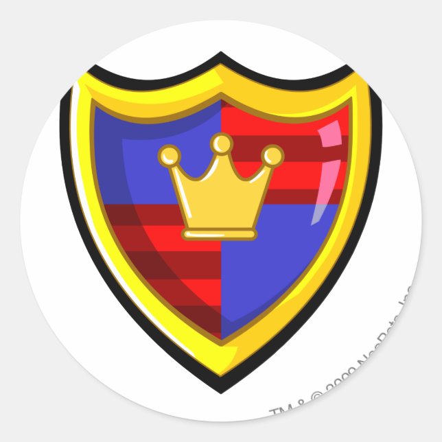 Adesivo Redondo Logotipo Meridell da Equipe (Frente)