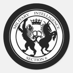 Adesivo Redondo Logotipo MI6