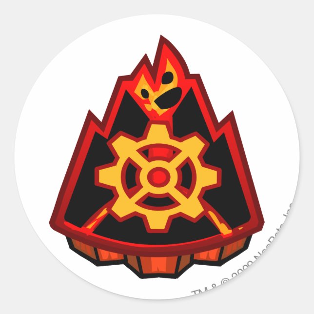 Adesivo Redondo Logotipo Moltara de Equipe (Frente)