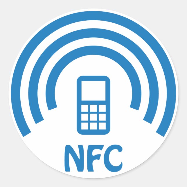 Adesivo Redondo logotipo NFC (Frente)