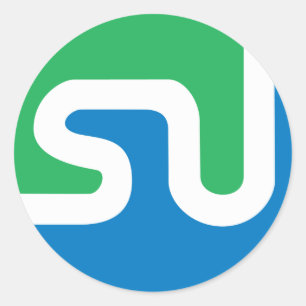 Adesivo Redondo Logotipo oficial de StumbleUpon