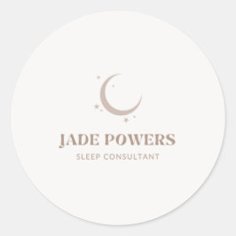 Adesivo Redondo Logotipo personalizado