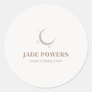 Adesivo Redondo Logotipo personalizado