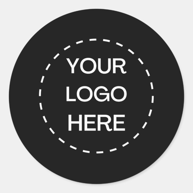 Adesivo Redondo Logotipo Personalizado (Frente)